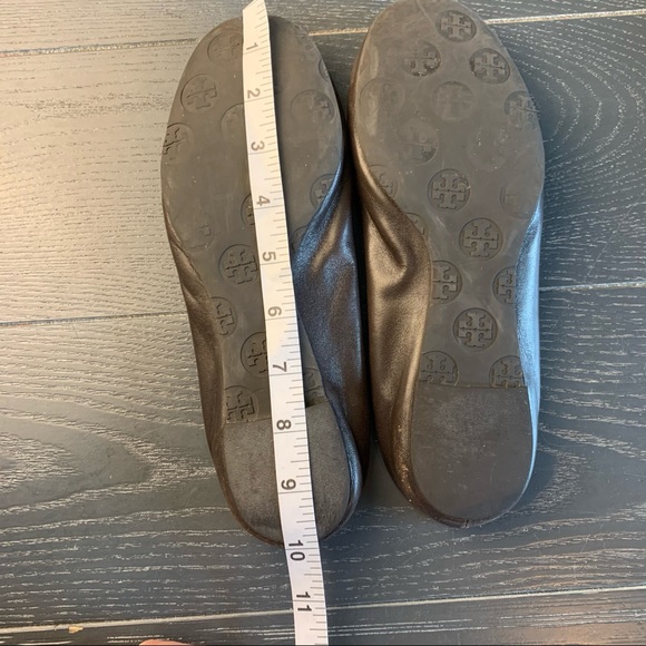 HP {Tory Burch} Dark Chocolate Reva Flats Women’s 7 Ballet - Picture 11 of 14